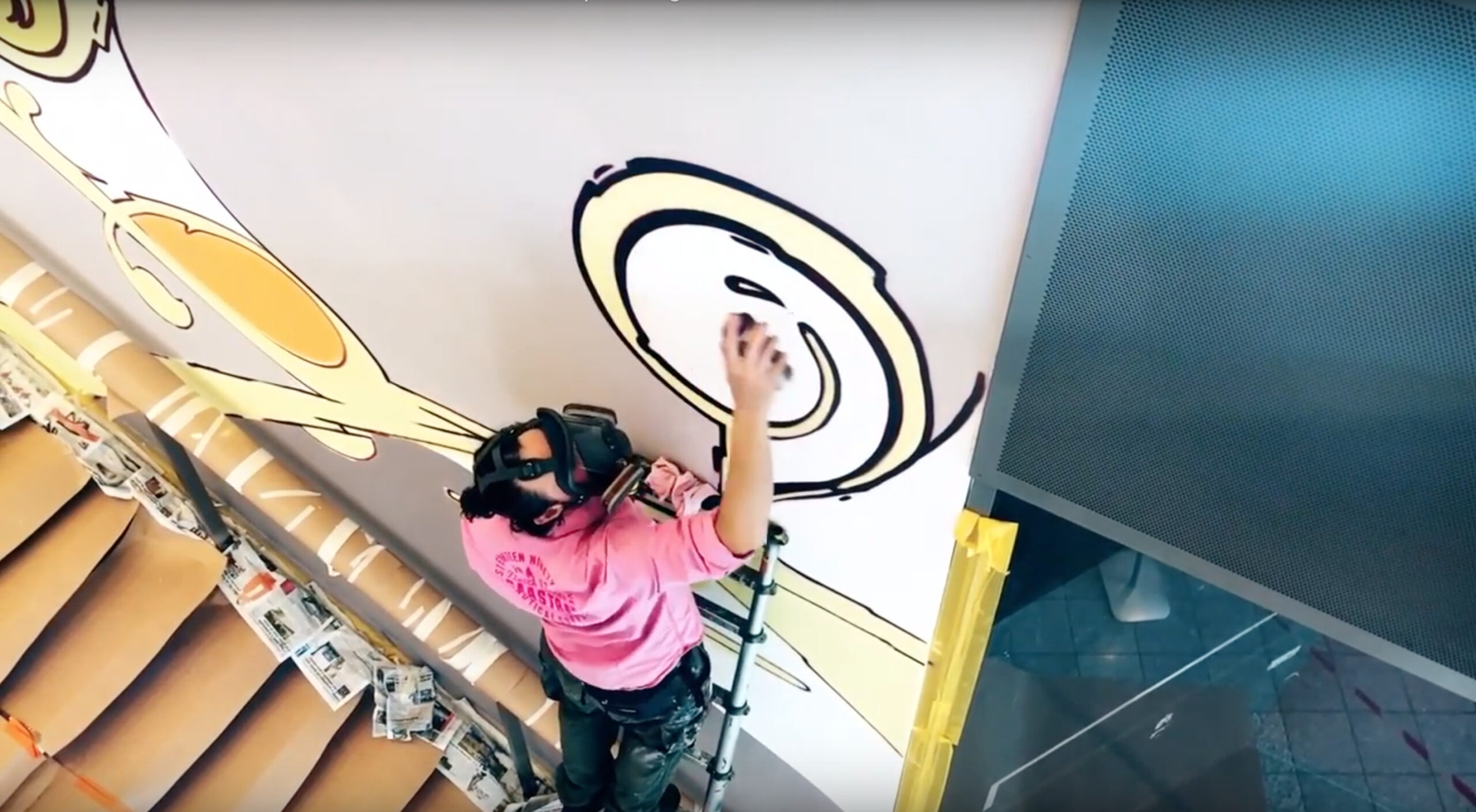 Belval Plaz’ART – Découvrez la vidéo du Wall Painting de Sader